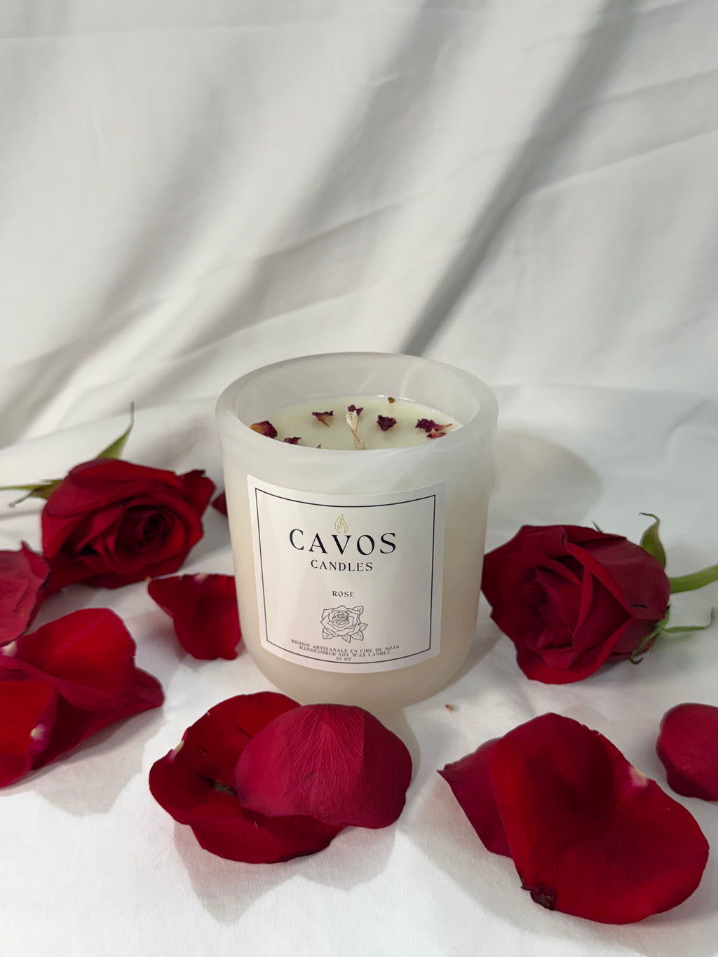 Rose Candle