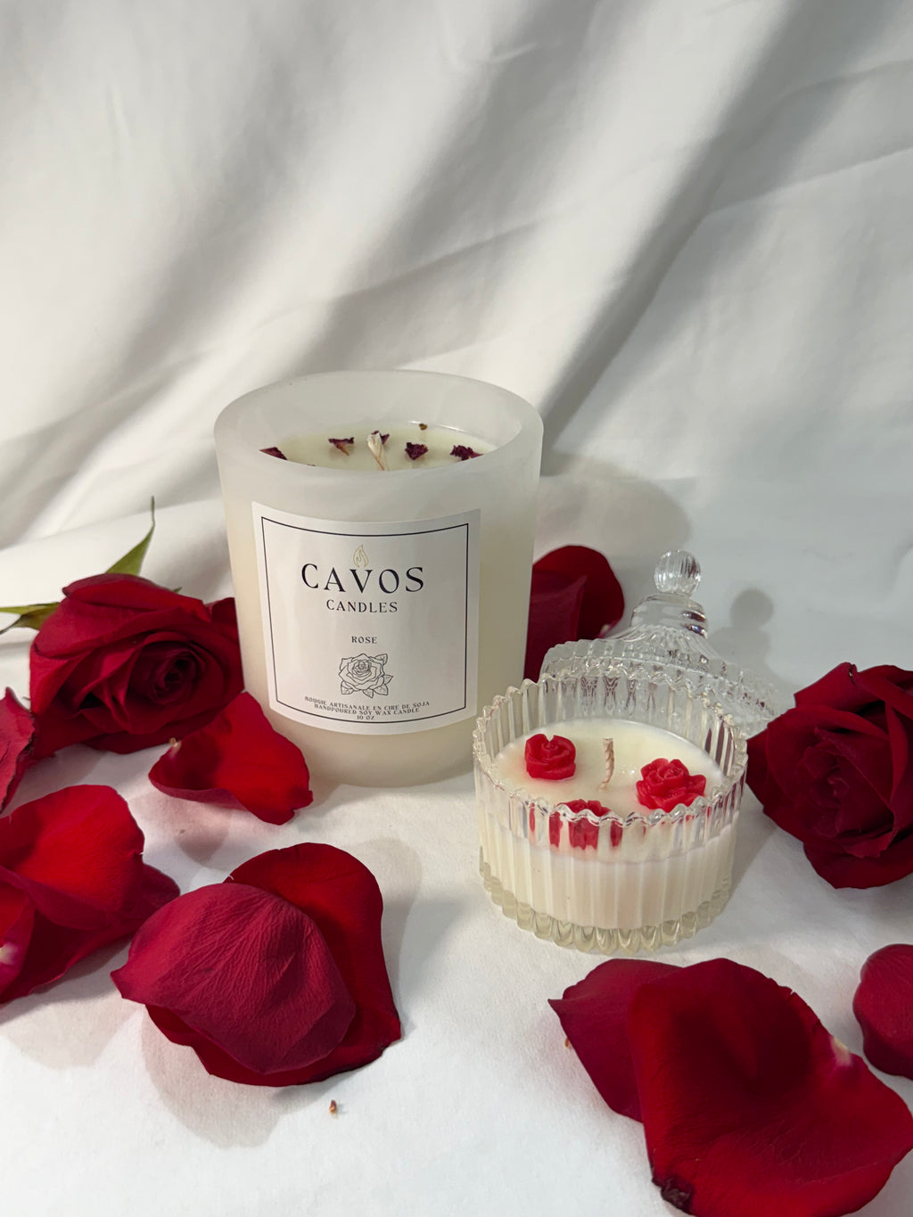 Rose Candle